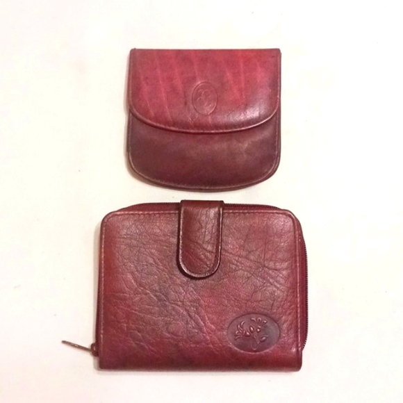 Buxton Burgundy Leather Wallet and Change Purse - Picture 1 of 14